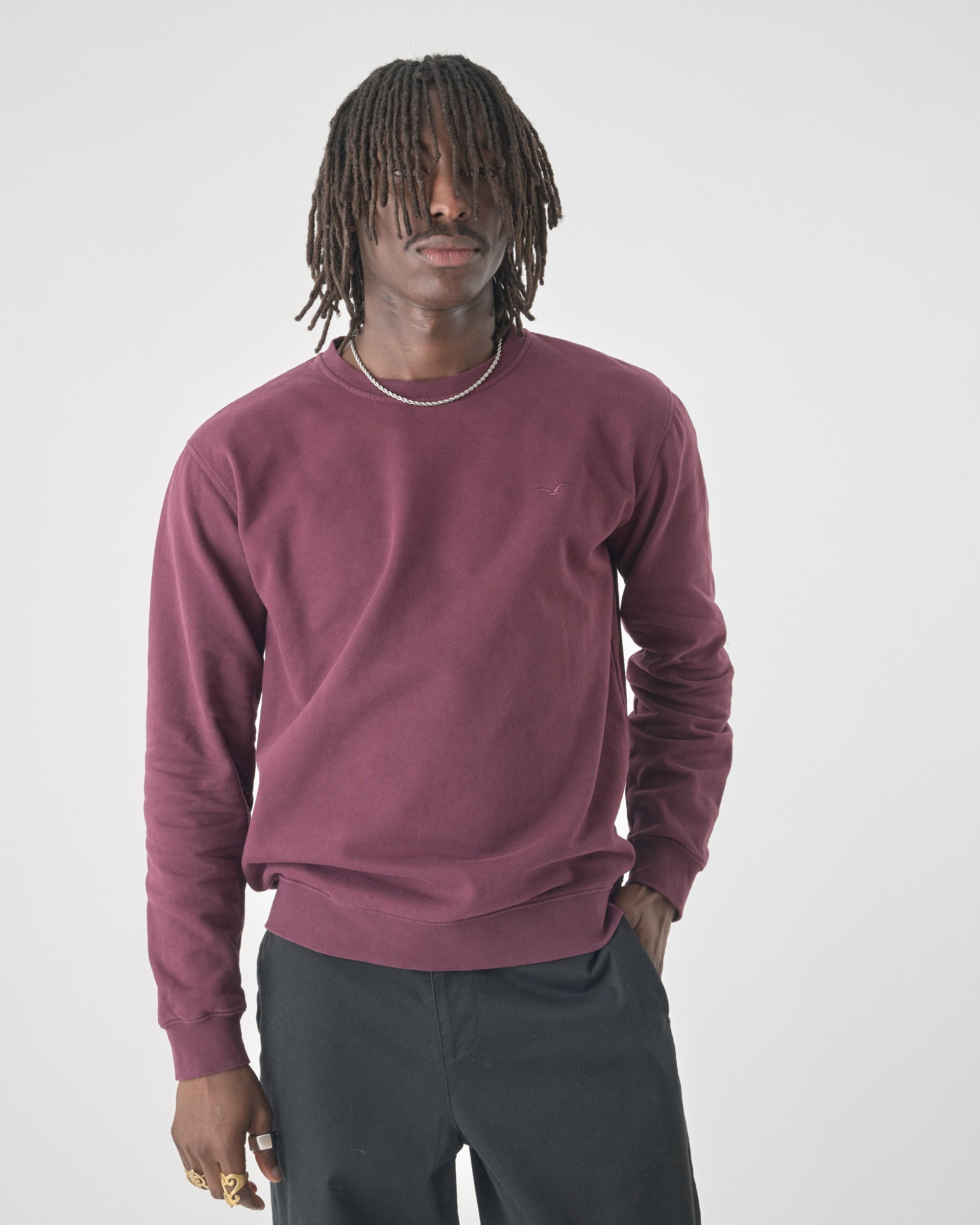 cleptomanicx-ligull-regular-crewneck-pullover-biobaumwolle image 3