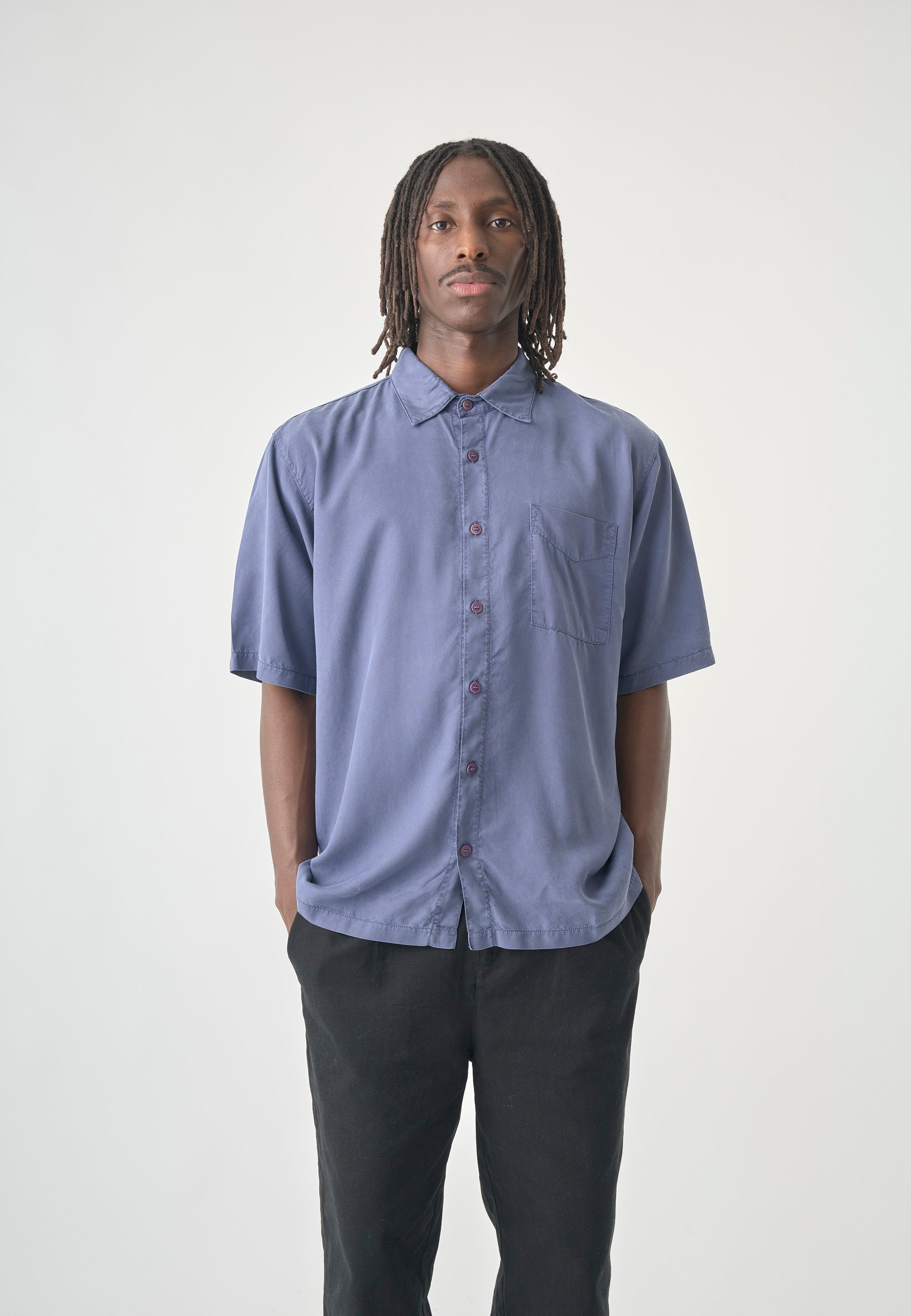 cleptomanicx-easy-shirt-hemd-kurzarm-lyocell-oversize-2 image 3