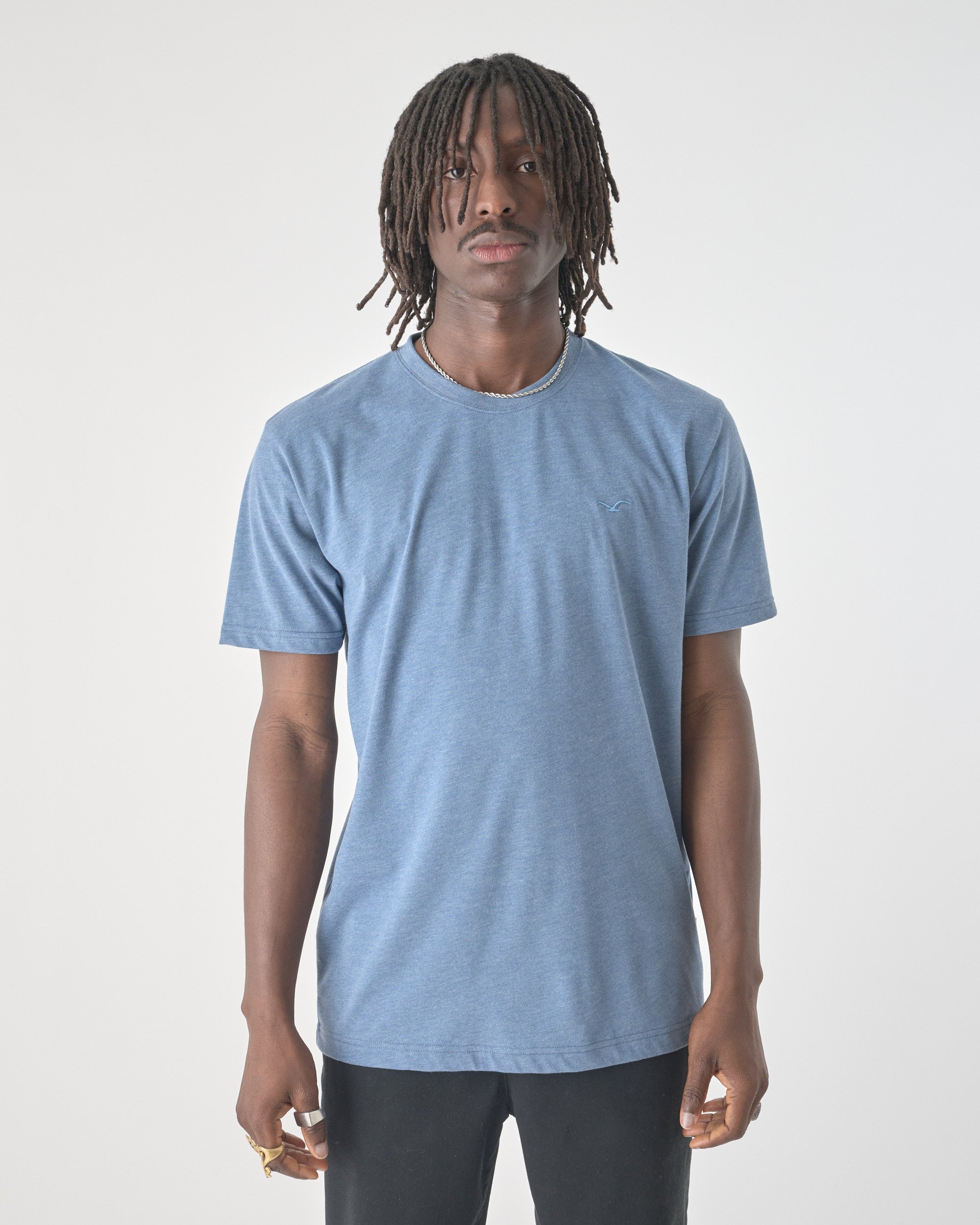 cleptomanicx-ligull-regular-heather-tee-t-shirt-melange image 3