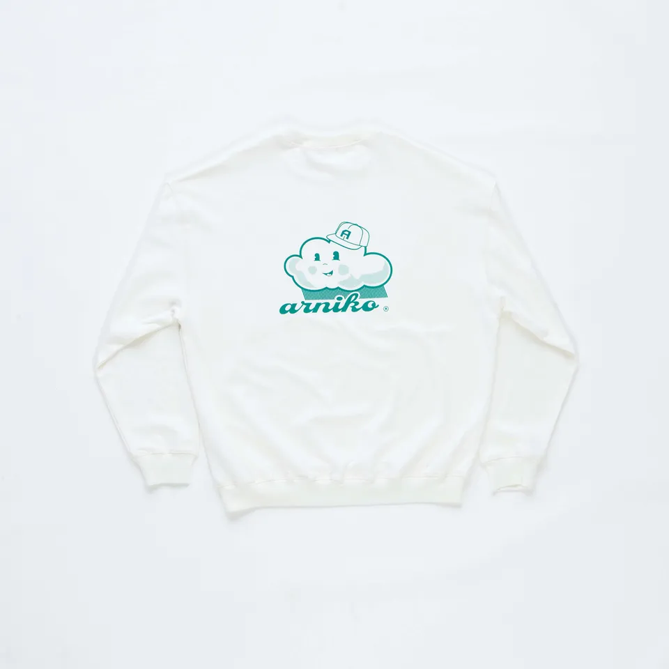 arniko-badal-off-white-pullover-off-white-bio-baumwolle image 1
