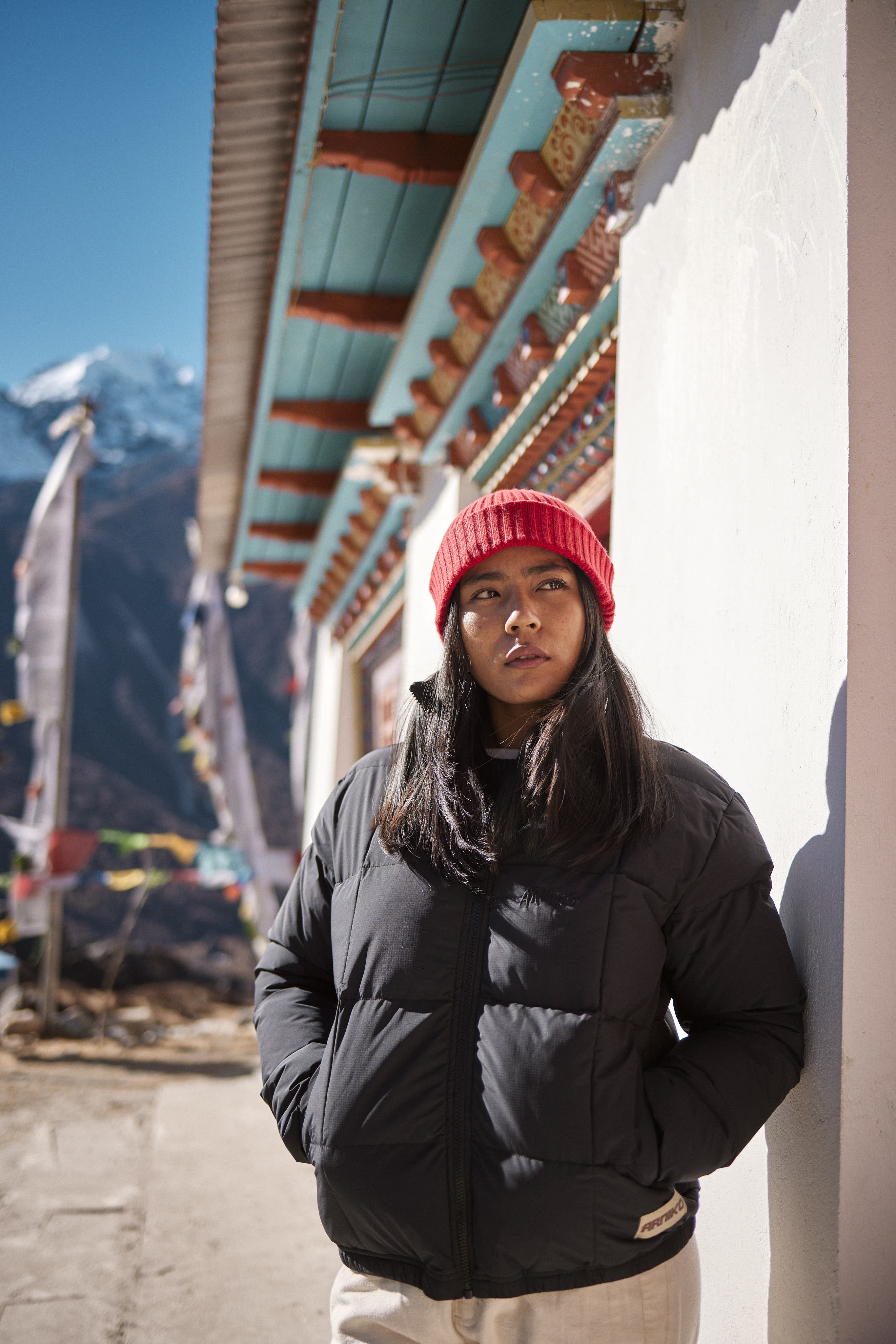 arniko-rabin-beanie-red-m-tze-merino-kaschmir image 2