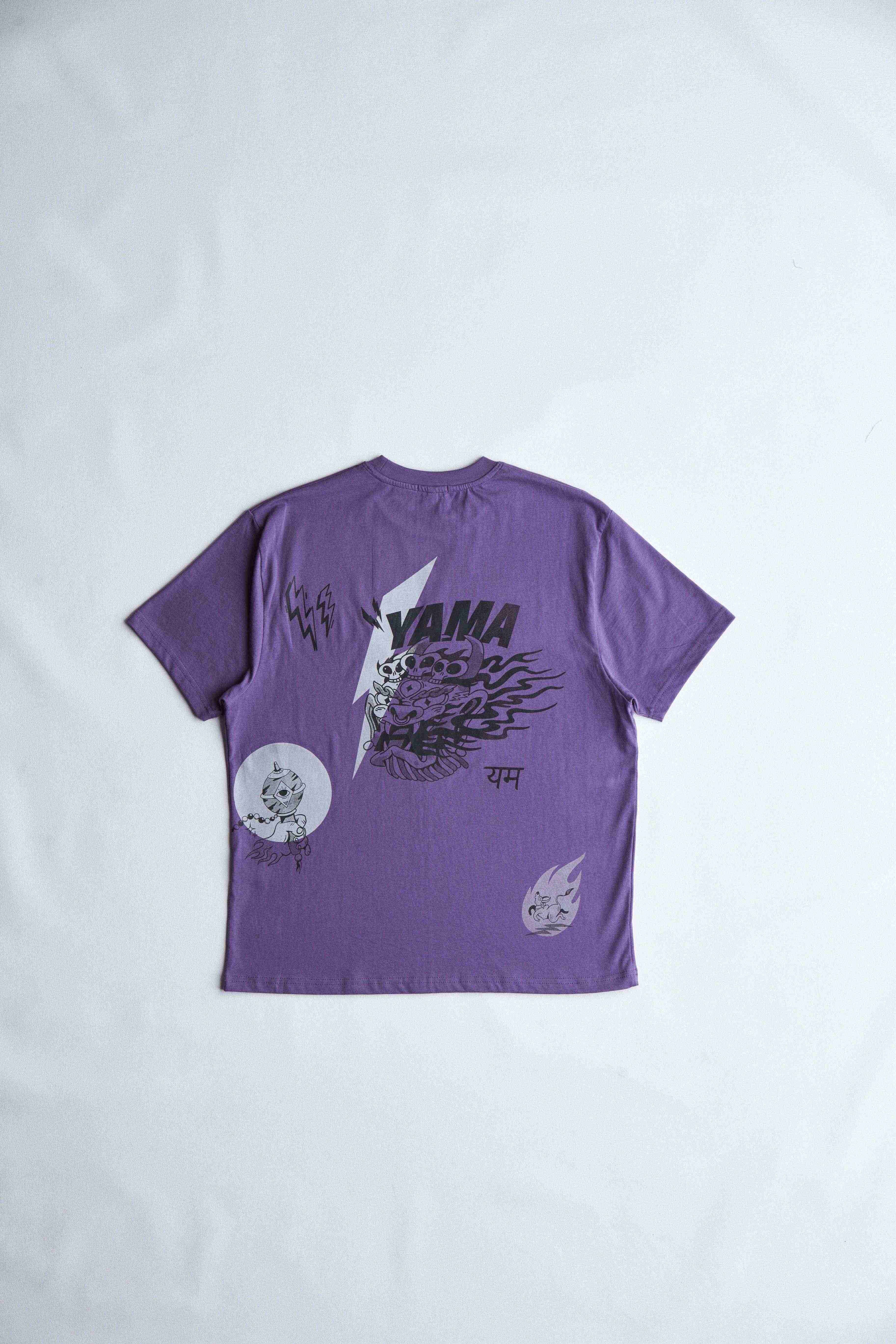 arniko-yama-t-shirt-grape-herren-bio-baumwolle-relaxed image 2