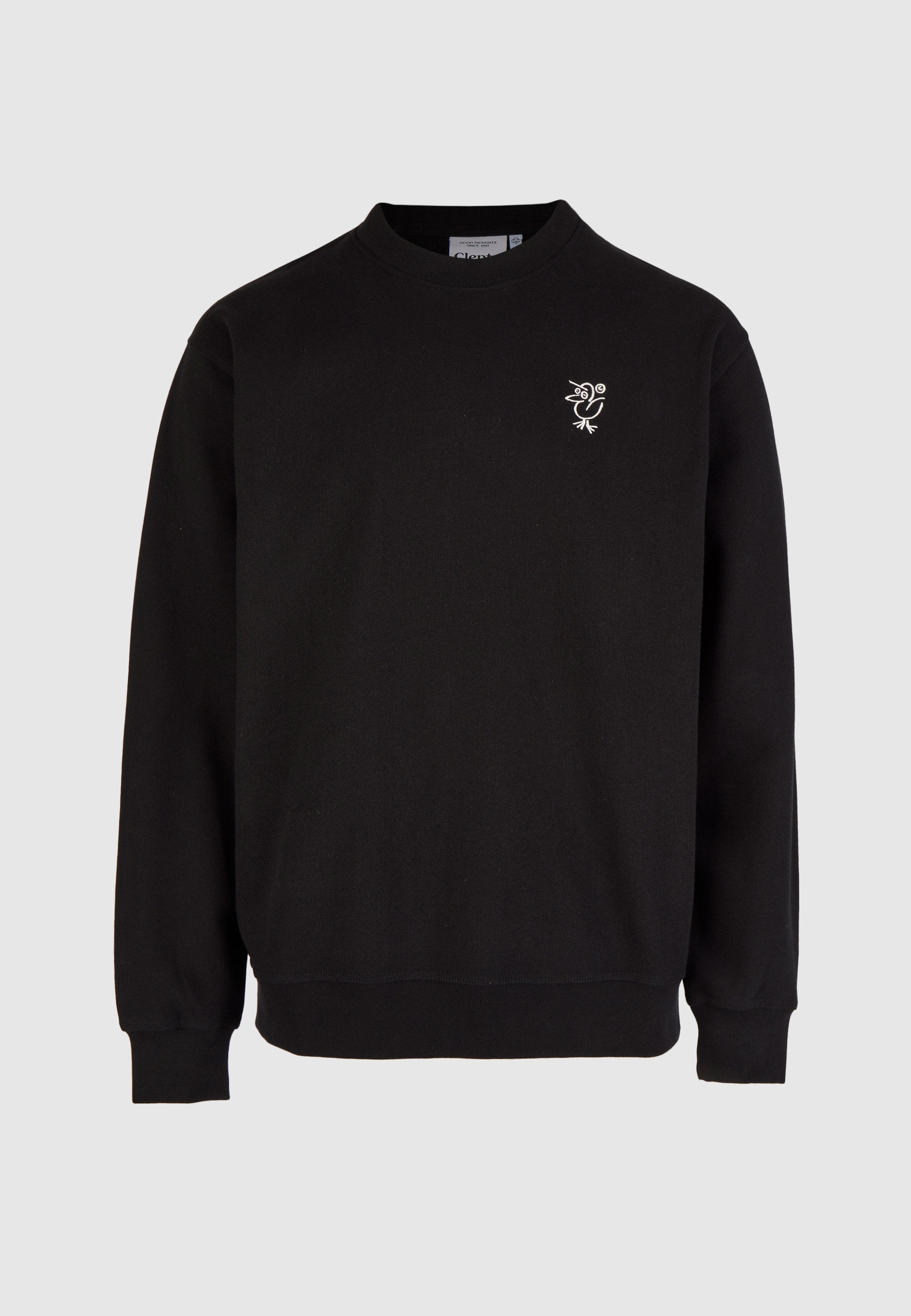 cleptomanicx-sketch-gull-crewneck-sweatshirt-bio-baumwolle-boxy image 1