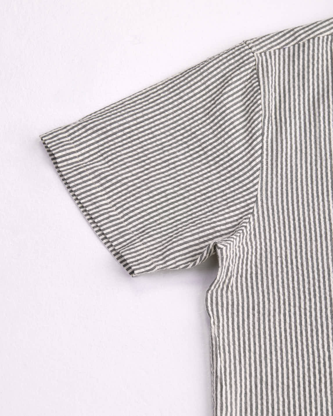 arniko-shirts-bobby-green-white-hemd-seersucker image 2