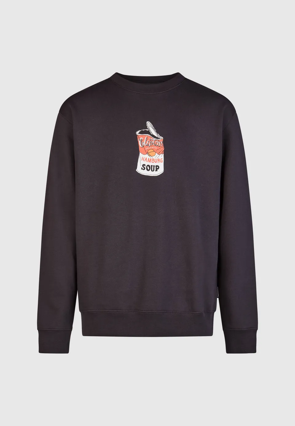 cleptomanicx-hamburg-soup-crewneck-sweatshirt-biobaumwolle image 1