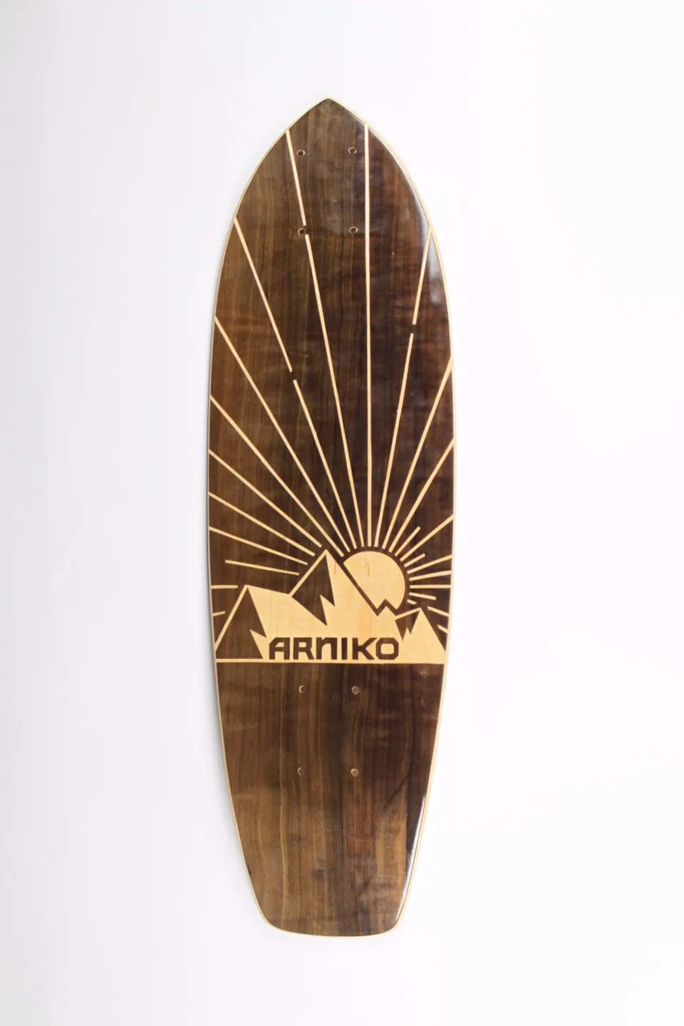 arniko-classic-deck-peak-skateboard-deck-raucheiche image 1