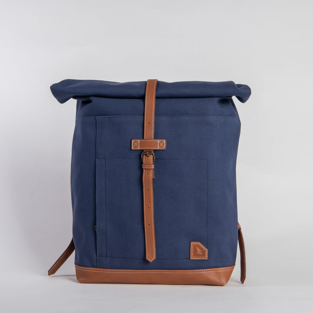 arniko-bags-roll-up-rucksack-navy-15-zoll-laptop image 1