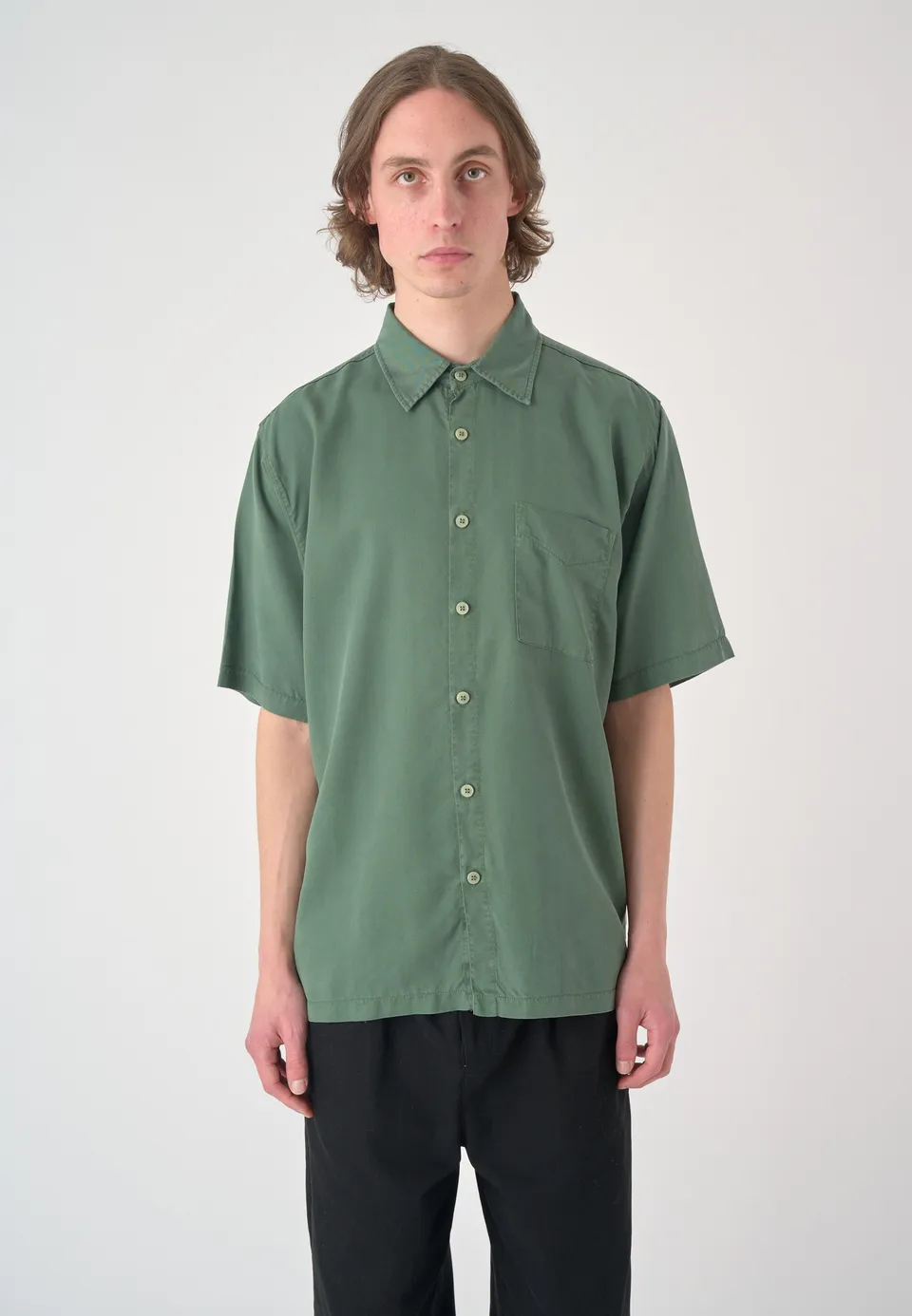 cleptomanicx-easy-shirt-hemd-kurzarm-lyocell-oversize-3 image 1