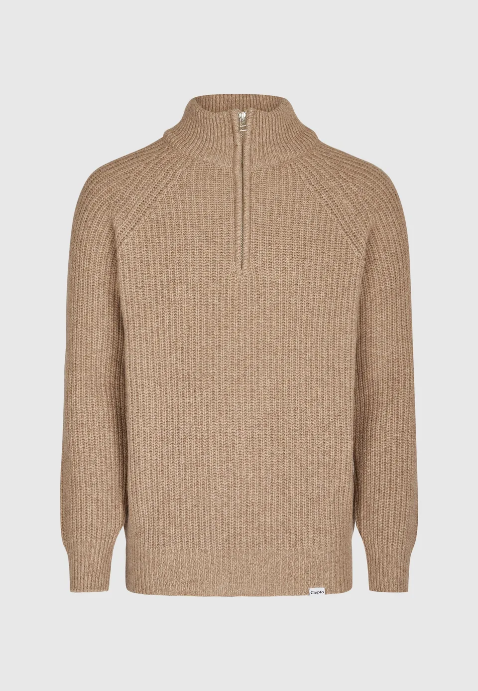 cleptomanicx-ribber-troyer-strickpullover-wollmix-recycelt image 1