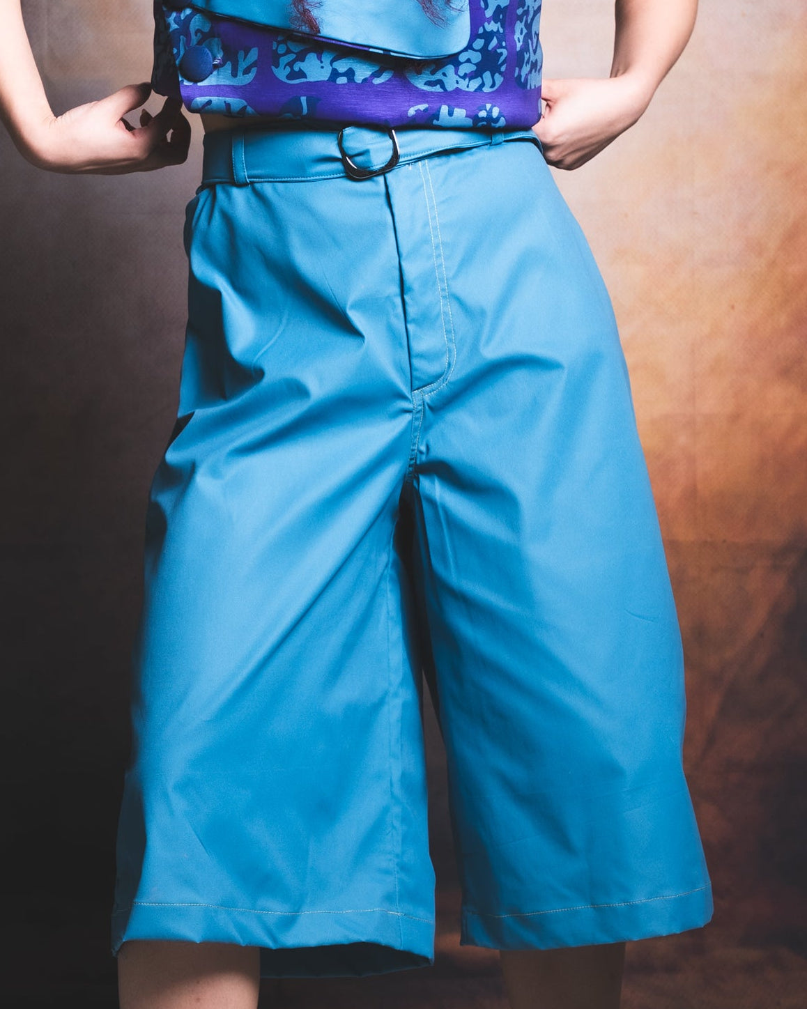 bloomers-dexter-bermuda-drill-mit-schnalle-und-taschen image 2