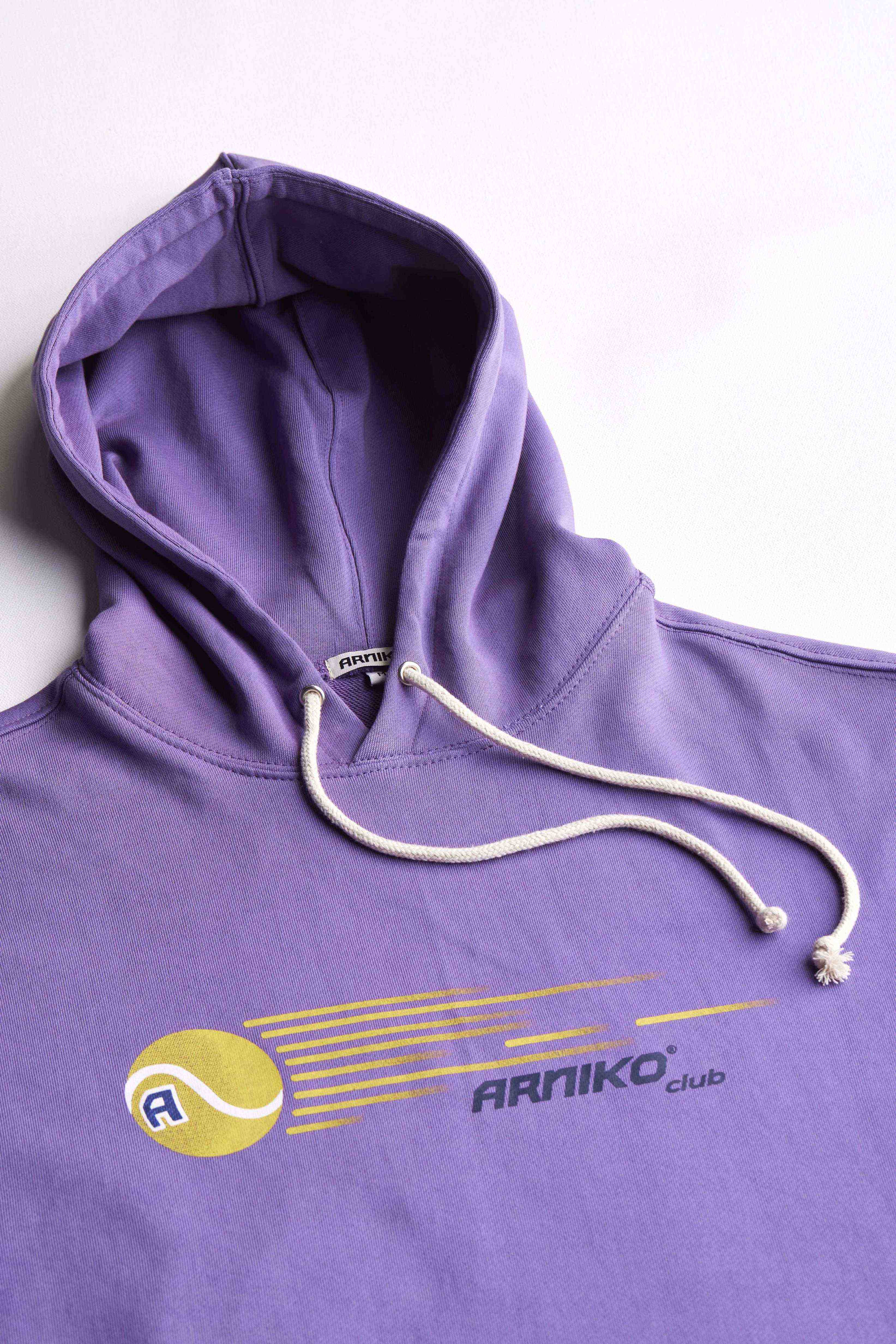 arniko-club-hoodie-grape-bio-baumwolle-unisex image 2