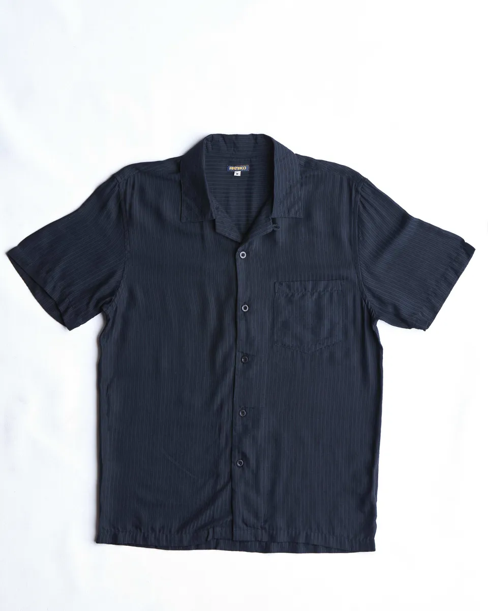 arniko-shirts-shirt-bobby-banana-sommerhemd-schwarz image 1